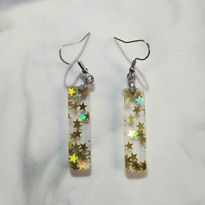 Starlight Flicker Acrylic Drop Earrings